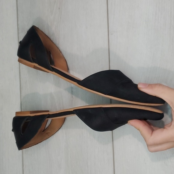 Madewell Womens D'orsay Comfort Work Loafer Pointed Toe Flats Leather shoes sz 7 - Picture 9 of 12